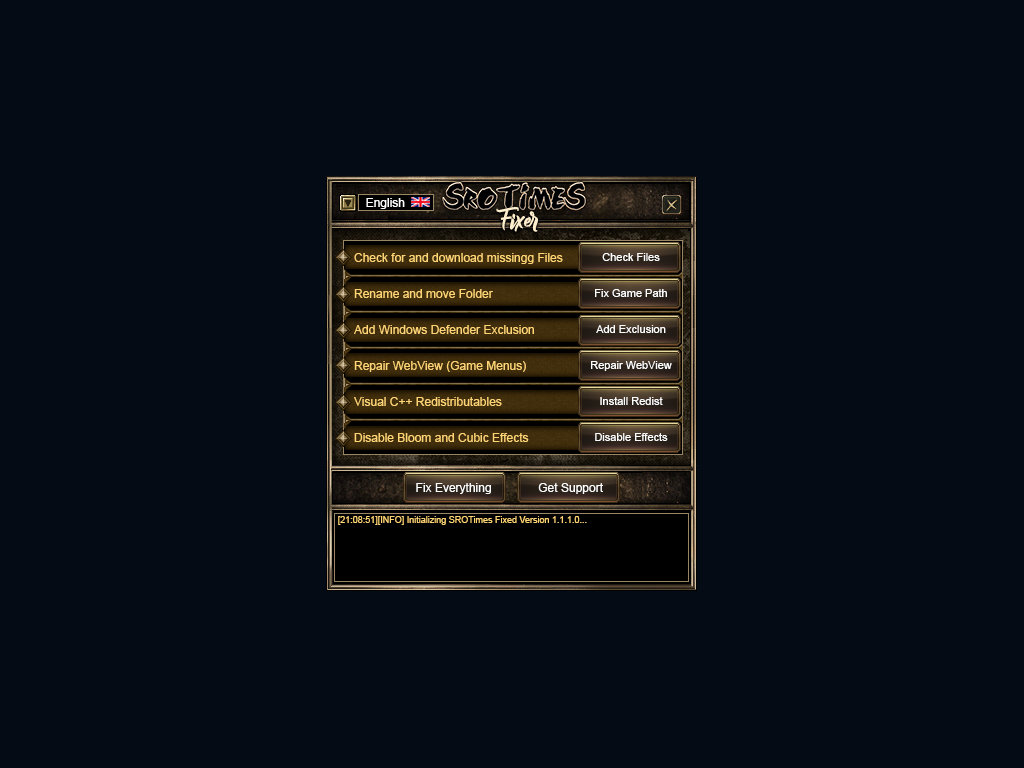 Silkroad Client Fixer